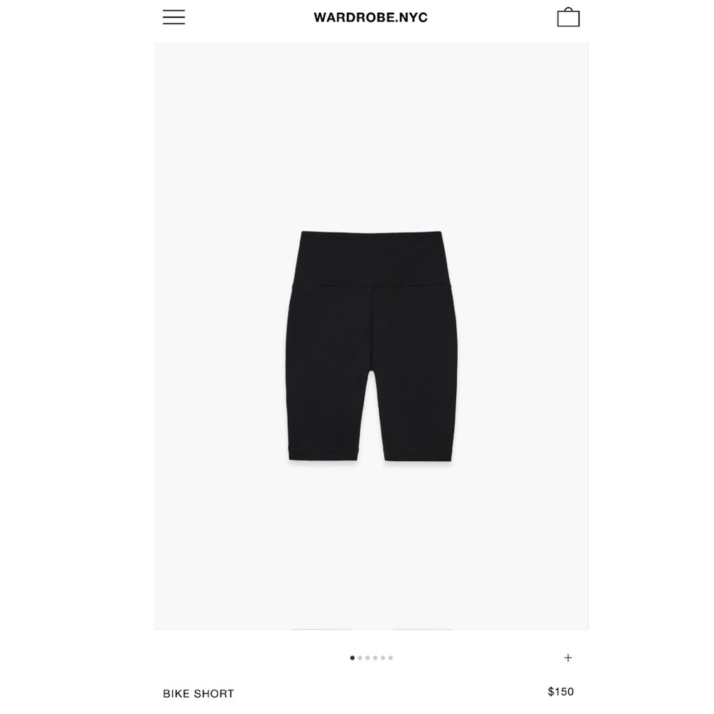 WARDROBE.NYC Biker Short, Black, Size Medium - Picture 4 of 15